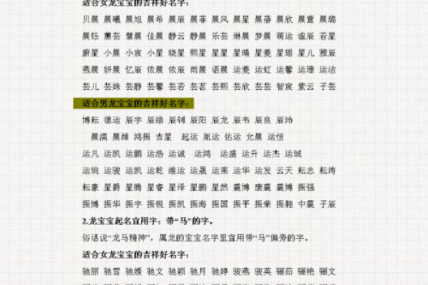 辰字男孩名字大全，助力孩子未来成长