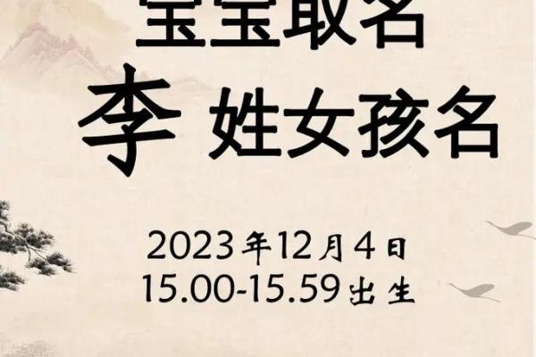 如何为女孩起个寓意深远的李字名字