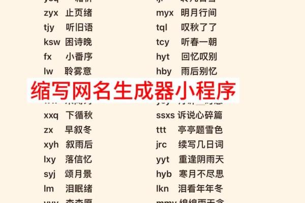 释放创意，利用游戏名字生成器打造独特昵称
