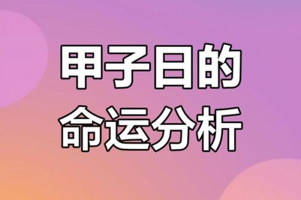 甲子日柱的命运解析与二婚的关系