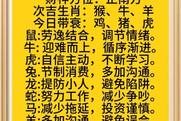生肖与五行运势解析