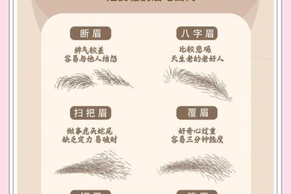眉毛风水解析与图解:影响命运的面部细节 眉毛风水解析与图解:影响命运的面部细节