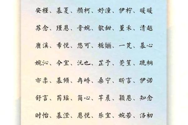 充满温暖与爱意的心字名字解析