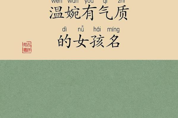 选一个带怡字的名字，让女孩的名字更加温婉