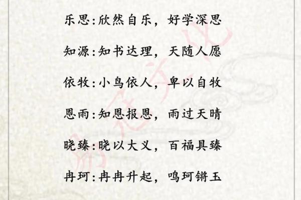 宝宝名字精选大全及寓意解析