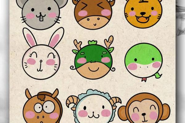 十二生肖简笔画：创意与乐趣并存