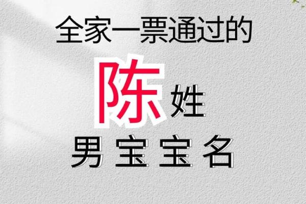 陈姓宝宝起名指南:如何选择既有寓意又独特的名字 陈姓宝宝起名指南:如何选择既有寓意又独特的名字