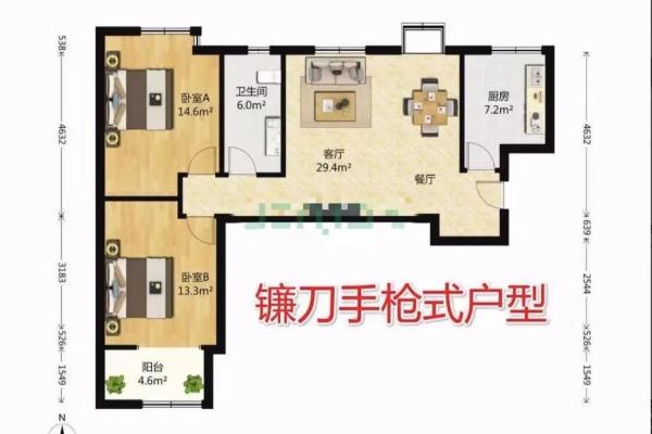办公室刀把户型风水解析与化解技巧