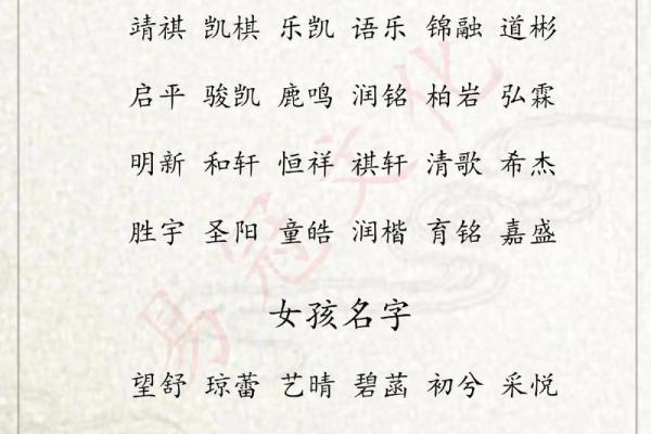 宝宝名字大全:适合男孩女孩的经典与创意名字推荐 宝宝名字大全:适合男孩女孩的经典与创意名字推荐