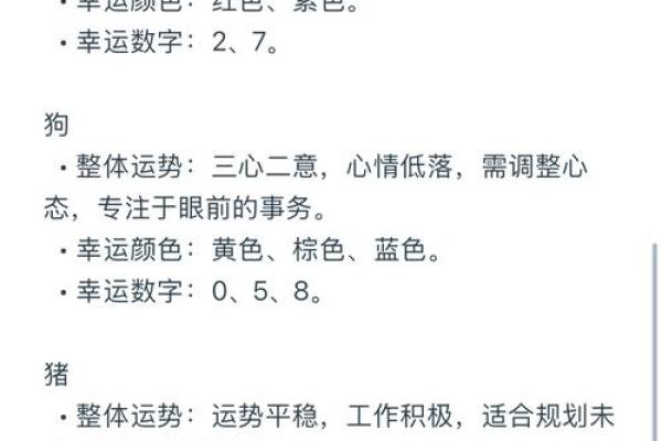 十二生肖运势详解：今年你的好运与挑战
