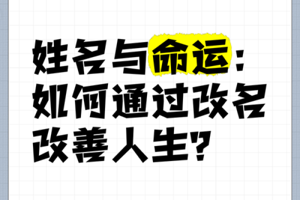 八字改名能改变命运吗？揭秘改名背后的深层奥秘