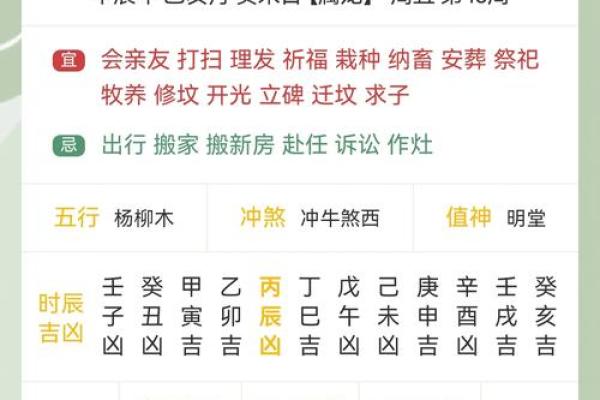 万年历大揭秘：2024年中华老黄历必看吉凶宜忌