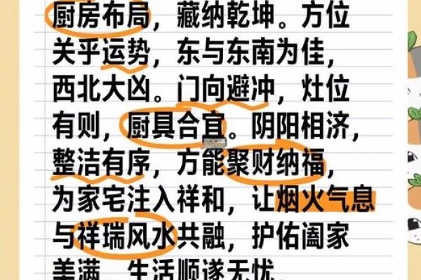 厨房装修风水指南：提升家庭运势的装修秘诀