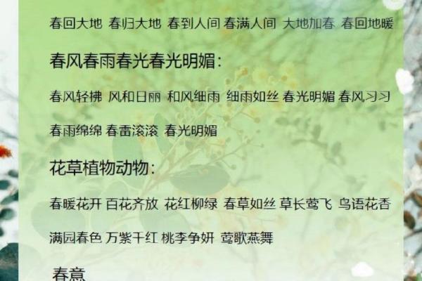春光明媚 如何用春字为公司命名增添活力