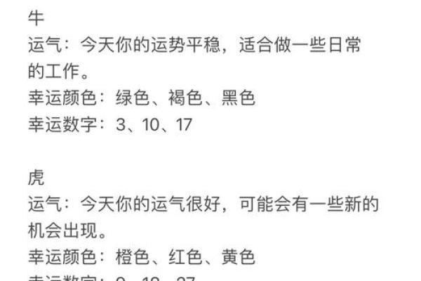 今日生肖运势解析：每个属相的幸运与挑战