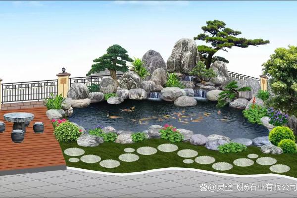 打造招财风水假山鱼池的关键要素