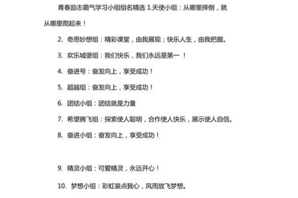 从霸气到励志，打造最能激励团队的群名