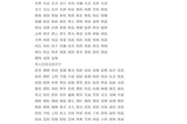 火字旁的寓意与宝宝起名技巧解析