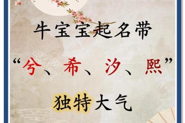 牛年出生宝宝名字推荐及解析