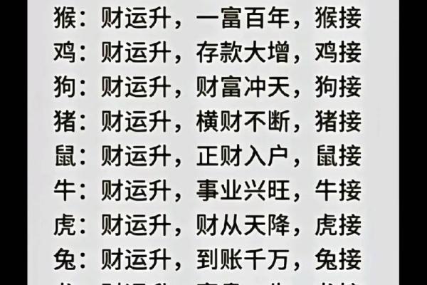 运程解析：不同生肖的财运与事业运势