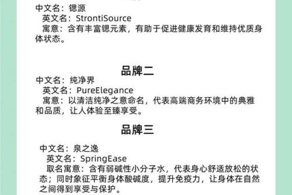 侧分设计与免费公司起名结合，提升品牌辨识度