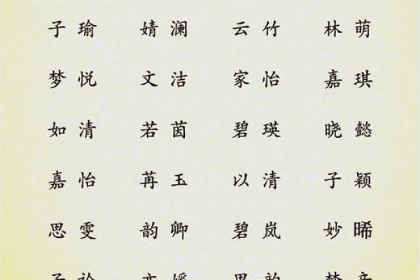 常姓女孩优雅名字大全