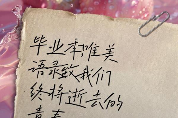 毕业季的名字：新起点的象征与青春告别