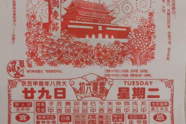 2024年爆款万年历：必备全年黄历