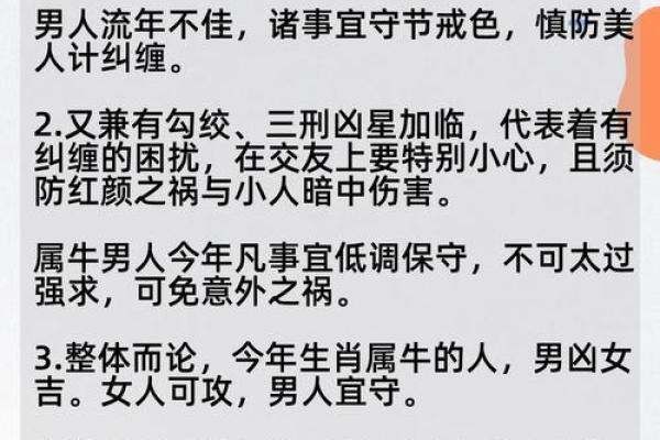 属牛人全年运势与重要注意事项