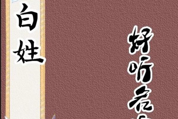 白姓名字的寓意与文化背景解析