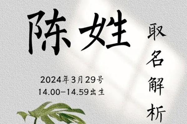 陈姓女孩名字大全及命名技巧