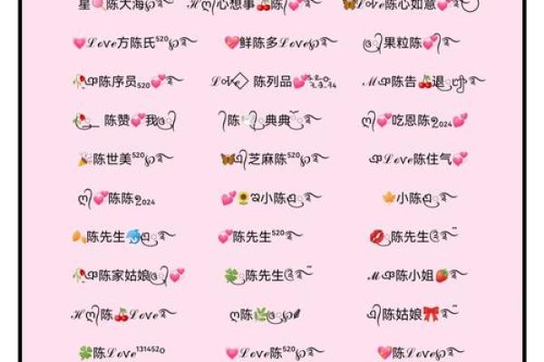 陈姓女孩名字大全及命名技巧