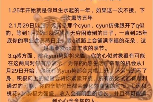 属虎每月运势盘点：各月财运与事业运详解