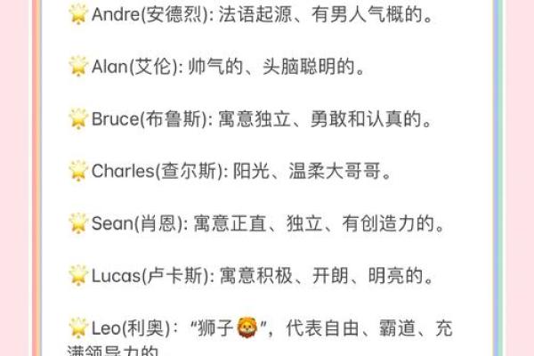 创意十足的英文帅气名字推荐合集