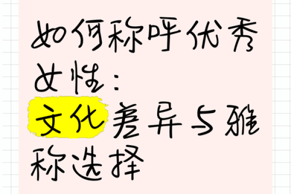 不同文化中的命名习惯与差异