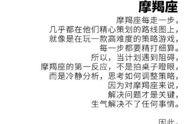 摩羯座运势详解：职场进步与人际关系考验