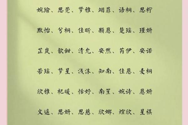 晨光下的女孩名字：赋予新生命的灵感选择