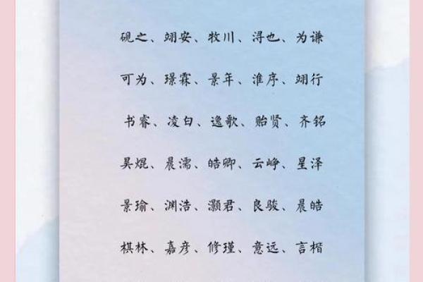 楚姓男孩名字大全，挑选一个有意义的名字