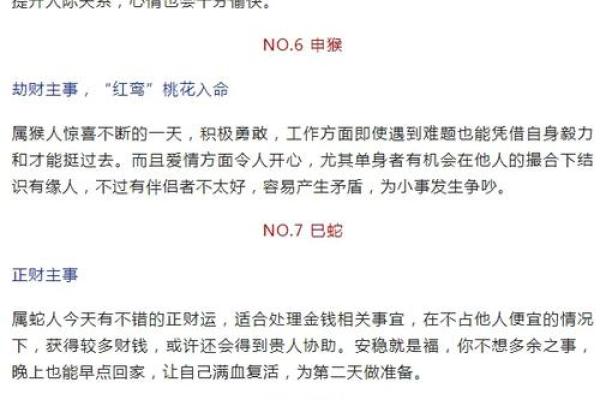 生肖运程详解：不同生肖的运势起伏