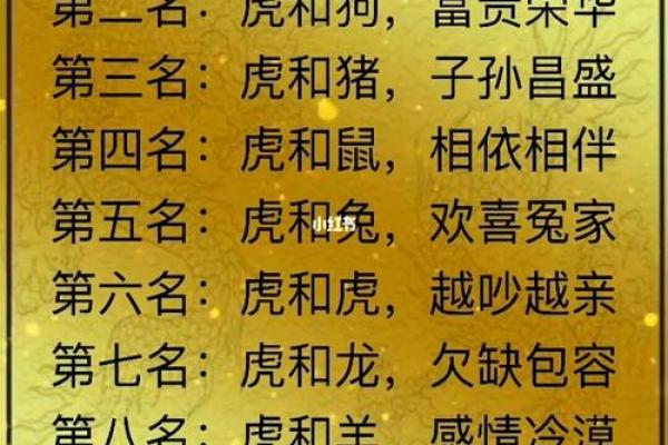 本命年虎男适合哪些类型的配偶