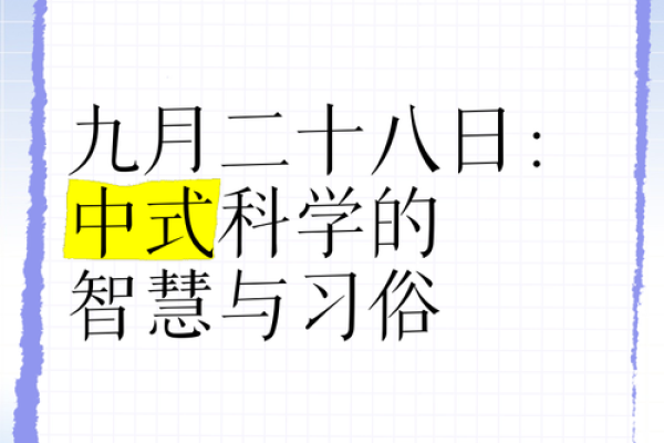 农历九月二十八：值得纪念的节日与民俗