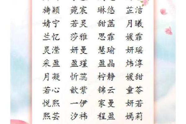优雅且有寓意的耿姓女孩名字精选