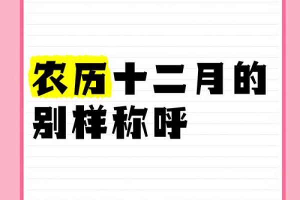 农历十二月有哪些美丽的别称？快来看！