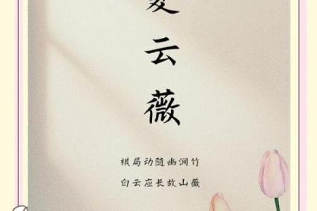 充满自然气息的清新名字推荐