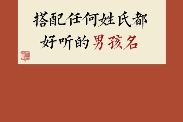 男生起名字时如何选择既好听又有寓意的名字