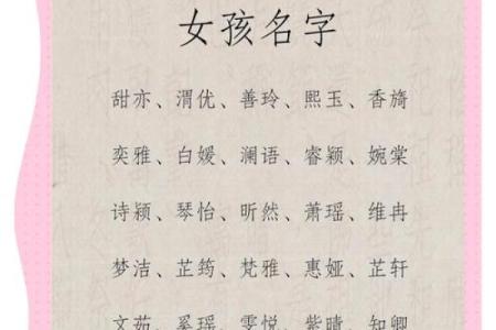 独特带儿字女孩名字，让她更具魅力