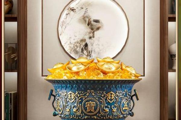 打造招财风水空间 聚宝盆壁纸为你引财