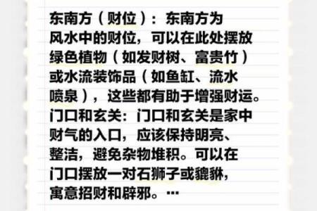 提升财运的风水财位调整技巧
