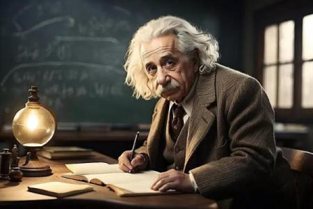 爱因斯坦生辰八字揭秘：科学巨人背后的神秘力量