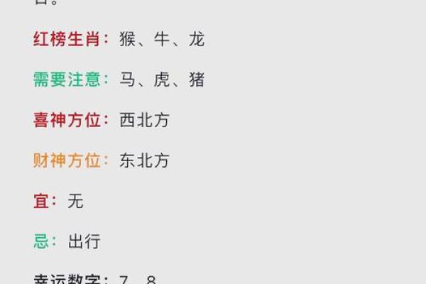 农历今天,你的幸运数字和方位揭秘! 农历今天,你的幸运数字和方位揭秘!